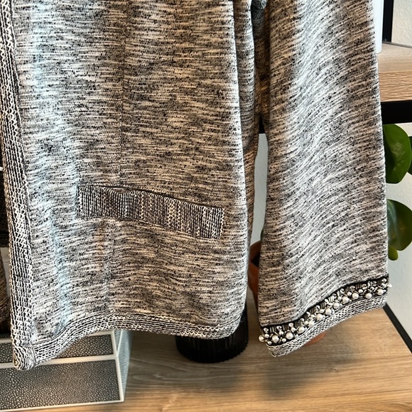 Express French Terry Open Jewel Cuff Pullover/Cardigan/Blazer/Sweater, L - Picture 3 of 6